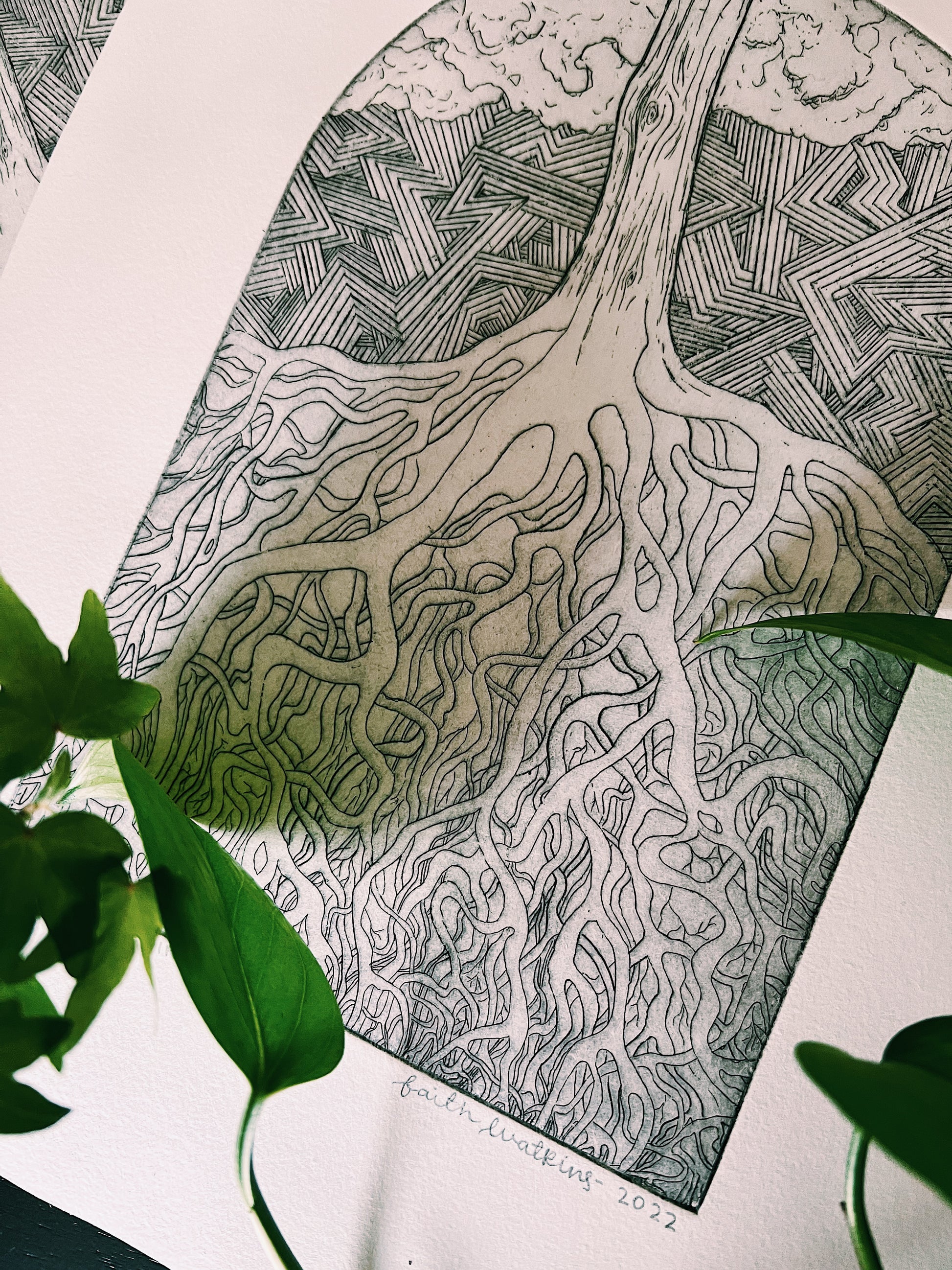 Living Foundation- Original Intaglio, Edition of Seven image 3