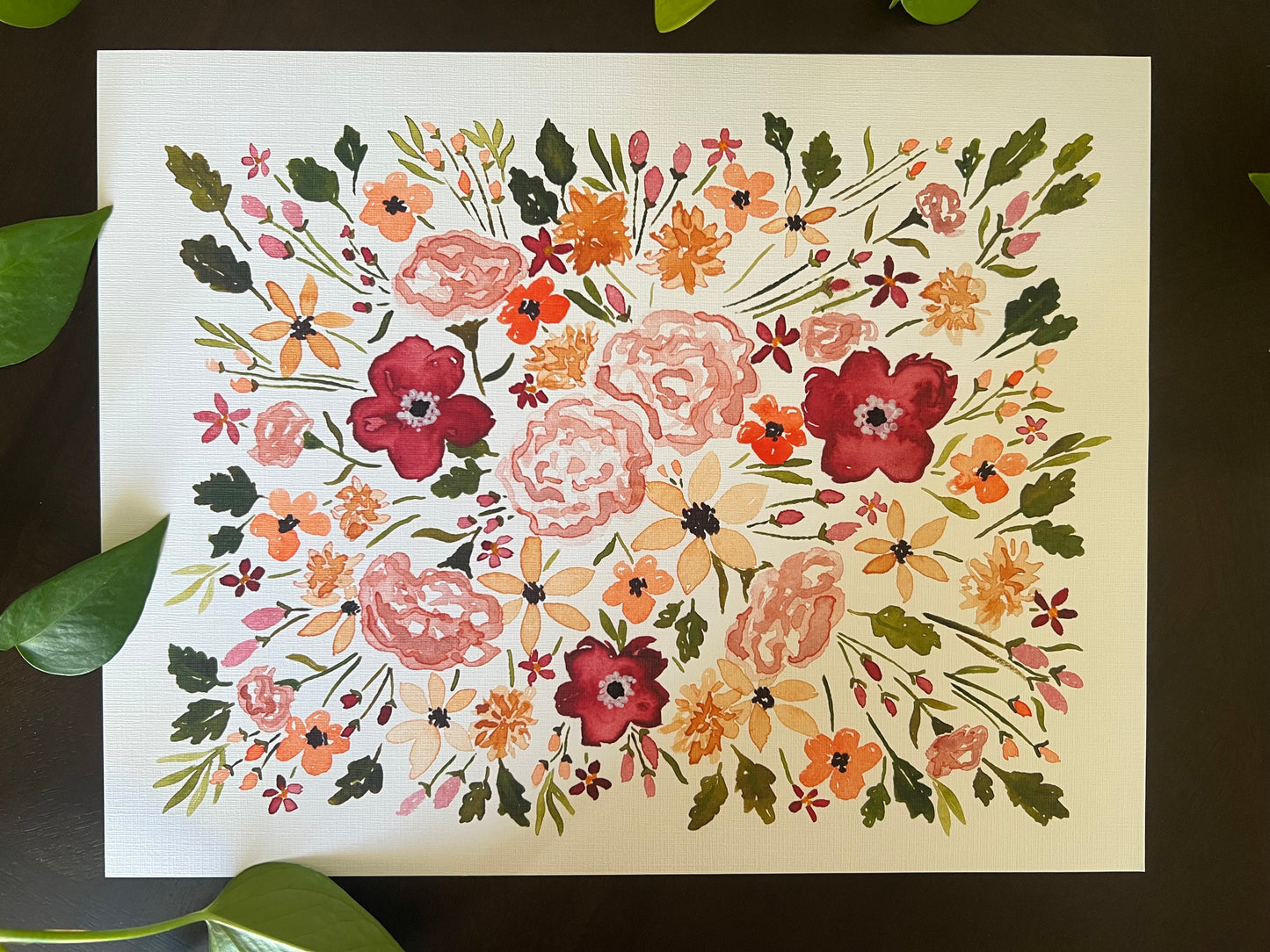 Autumn Blooms Art Print