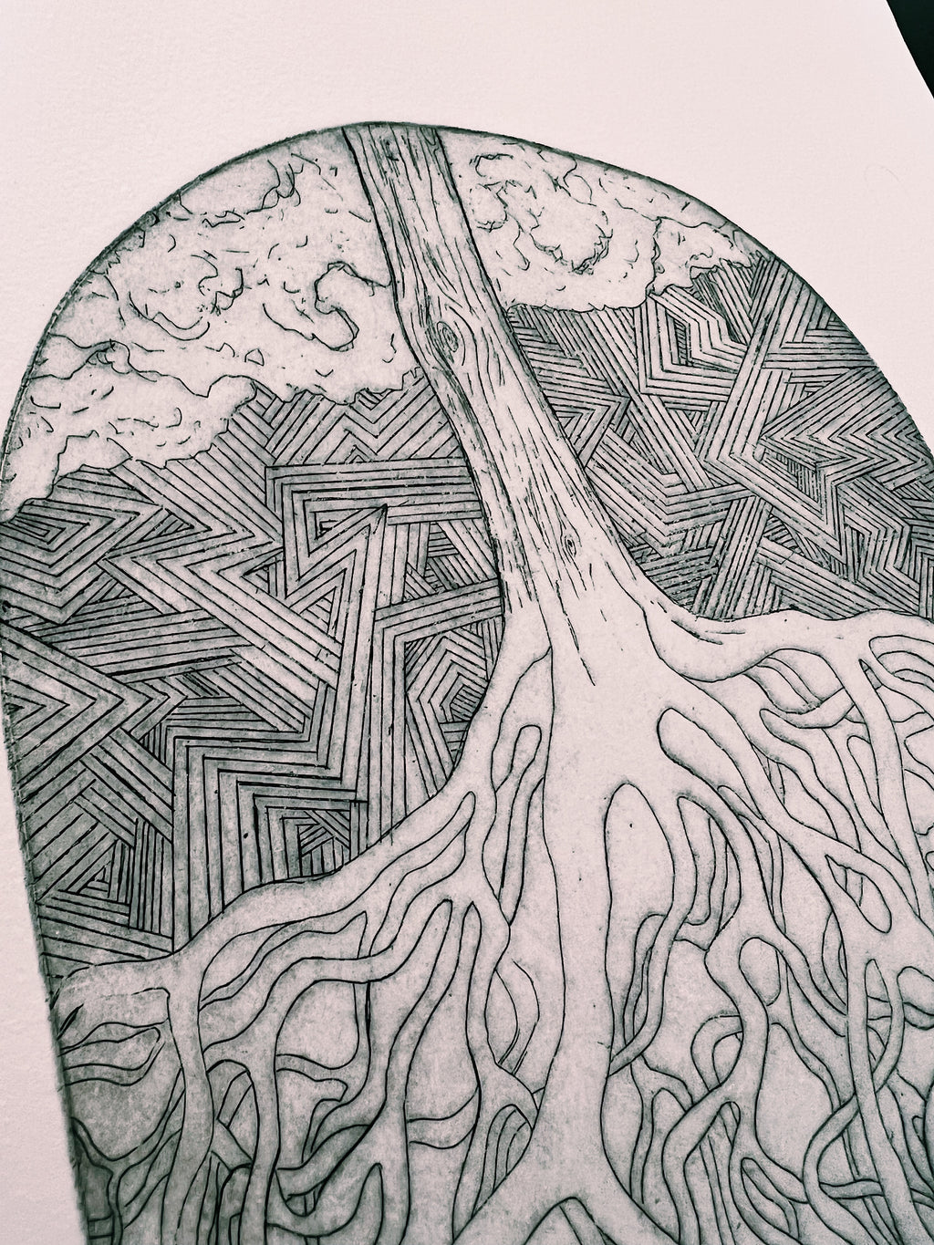 Living Foundation- Original Intaglio, Edition of Seven image 4