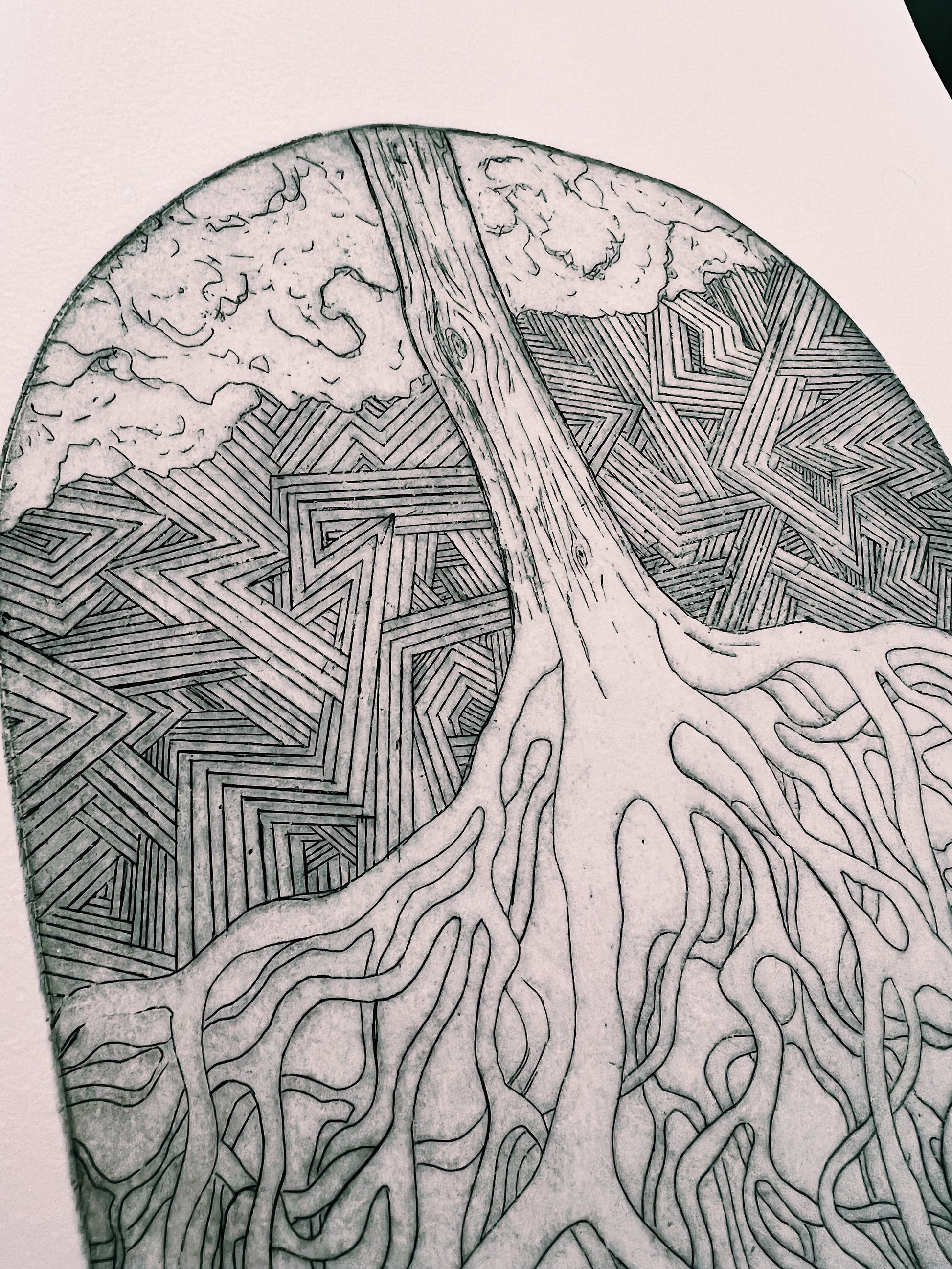 Living Foundation- Original Intaglio, Edition of Seven image 4