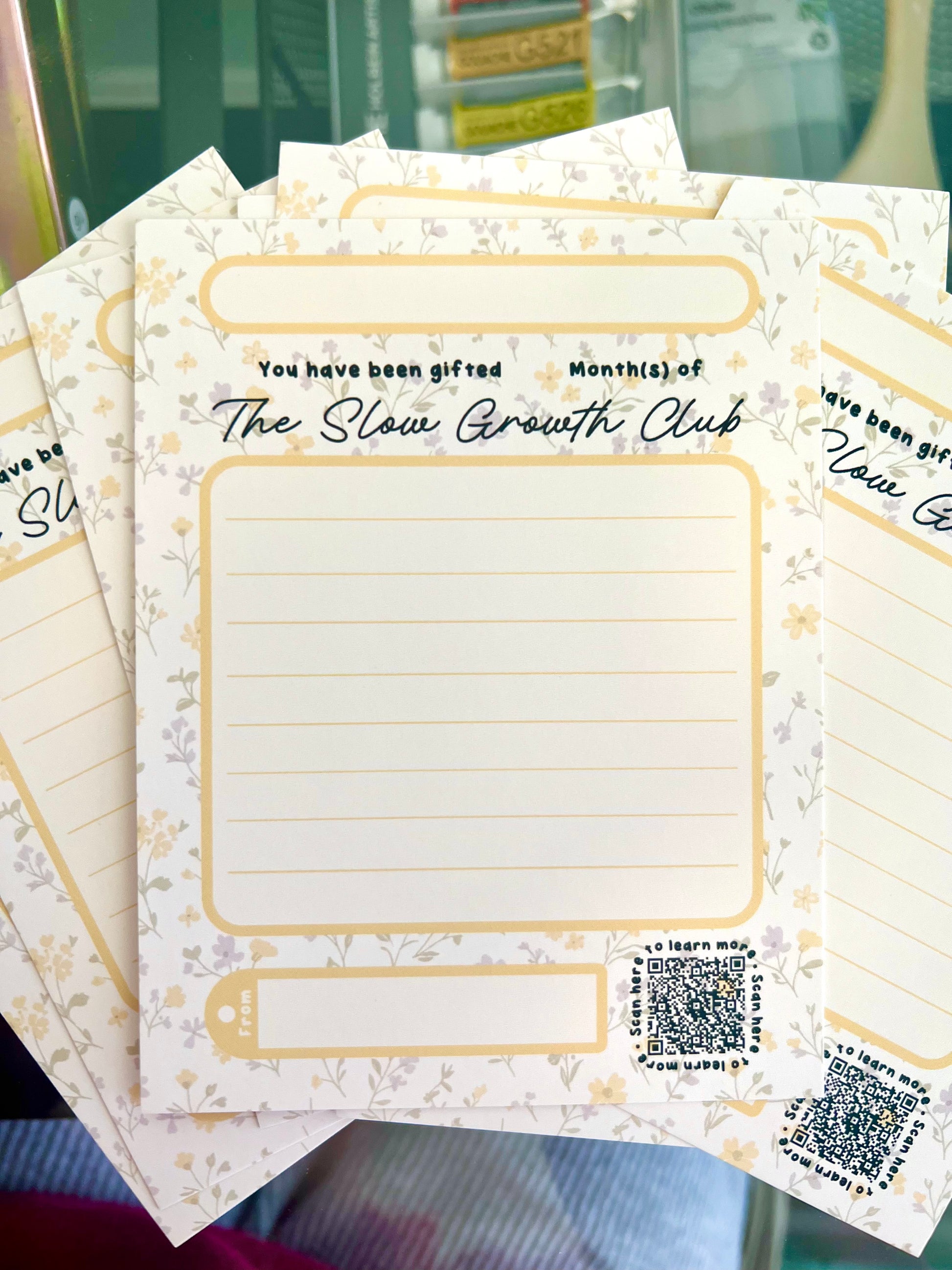 Gift a Membership — The Slow Growth Club Gift