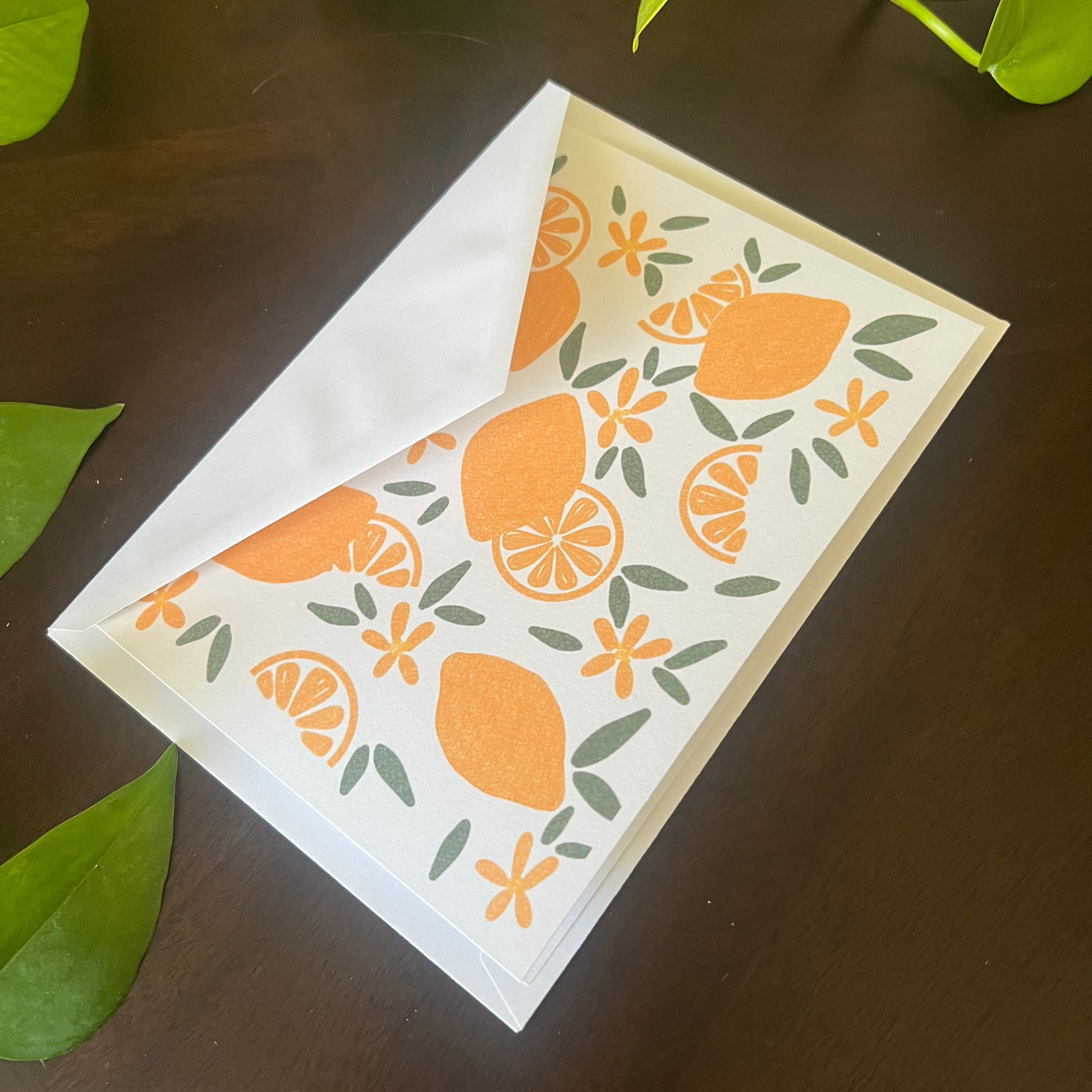 Greeting card: Lemon