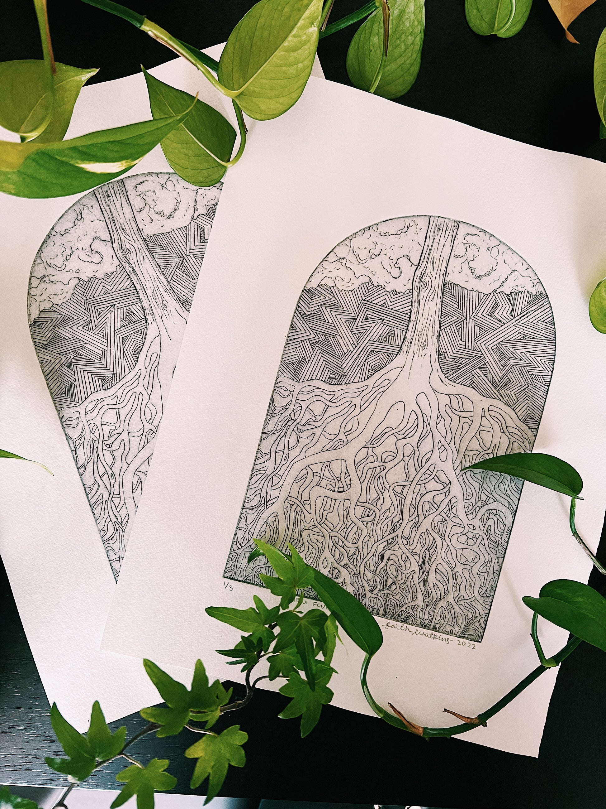 Living Foundation- Original Intaglio, Edition of Seven image 1