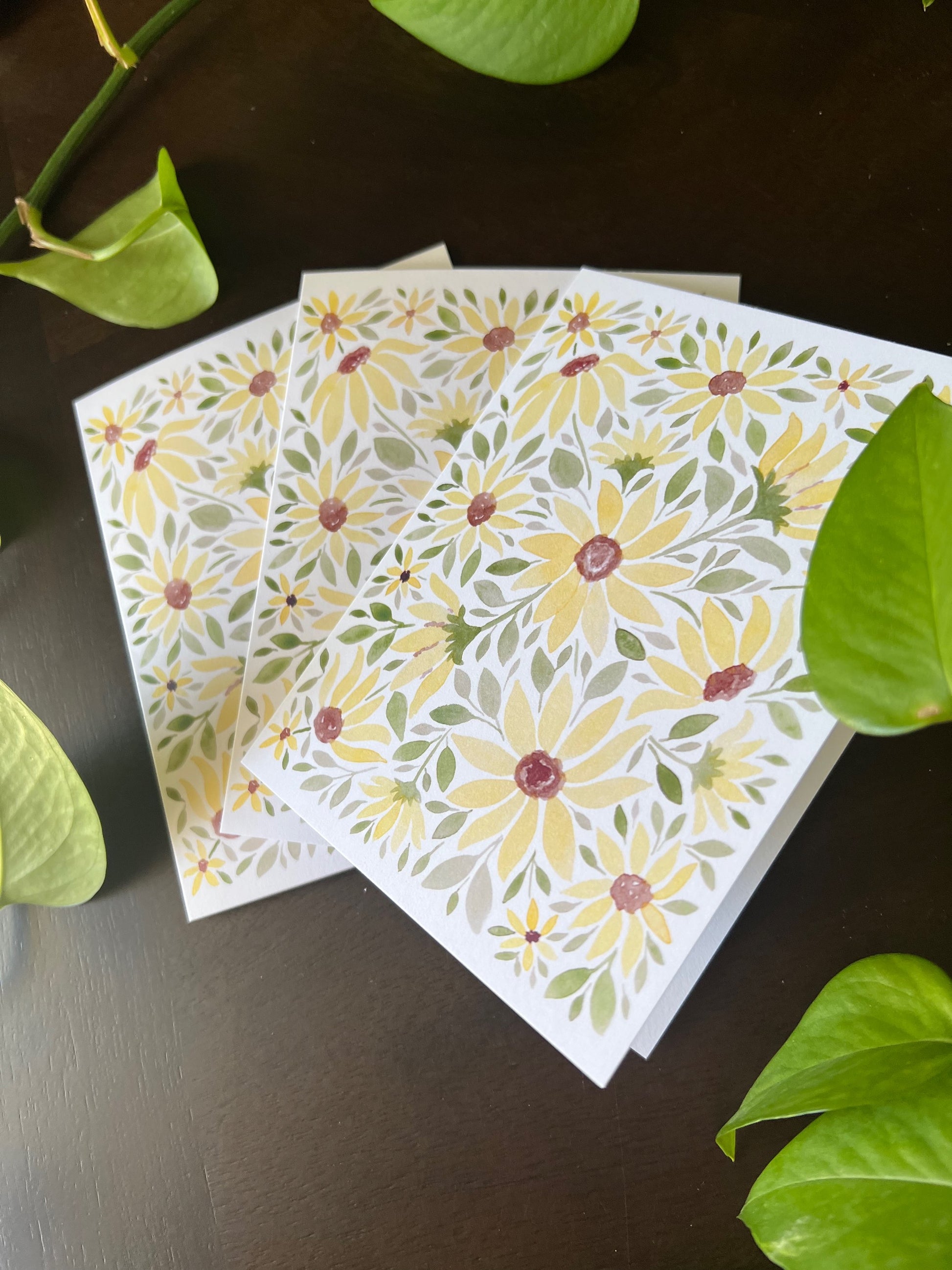 Greeting card: Sunflowers image 5